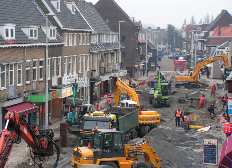 Gecombineerde projectcoördinatie in openbare ruimte projecten